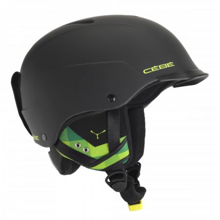 Obrázek Helma CÉBÉ CONTEST VISOR - matte black & green 16/17