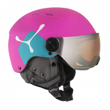 Obrázek Dětská helma CÉBÉ FIREBALL JR - matt pink blue 17/18