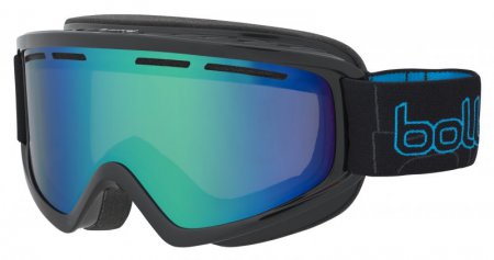 Obrázek Lyžařské brýle BOLLÉ SCHUSS 21654 Shiny Black - Green Emerald 17/18