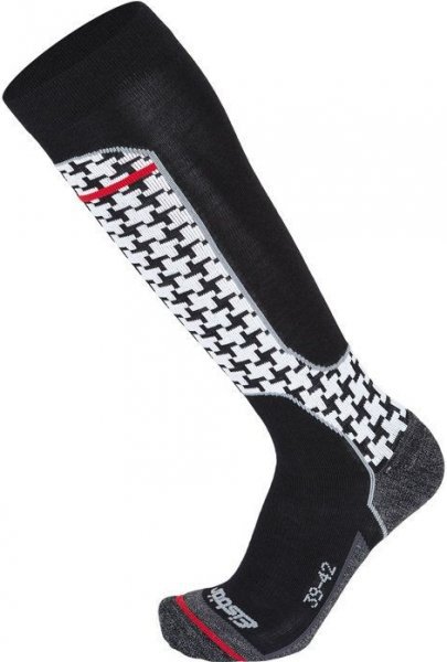Obrázek Lyžařské ponožky EISBÄR SKI TECH LIGHT W DX+SX black-white