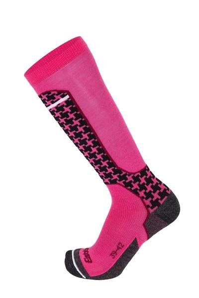 Obrázek Lyžařské ponožky EISBÄR SKI TECH LIGHT M DX+SX fuchsia-black