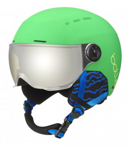 Obrázek Dětská helma BOLLÉ QUIZ VISOR JR - Matte Green 20/21