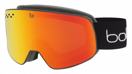 Obrázek Lyžařské brýle BOLLÉ NEVADA SMALL 22035 Black Corp Matte - Photochromic Fire Red 20/21