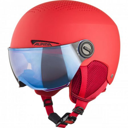 Obrázek Dětská helma ALPINA ZUPO VISOR A9229 - red matt 20/21