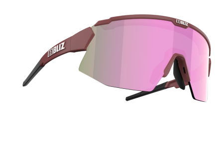 Obrázek Brýle BLIZ ACTIVE BREEZE SMALL Matt Burgundy w Brown w Rose Multi + Pink 52212-44