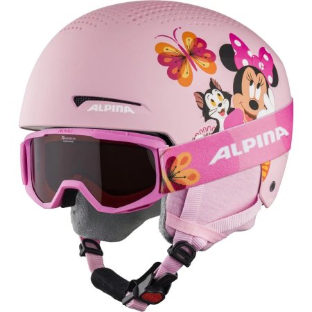 Obrázek Dětská helma + brýle ALPINA ZUPO DISNEY SET Minnie Mouse Matt A9231 22/23