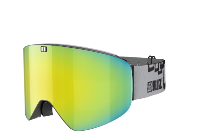 Obrázek Lyžařské brýle BLIZ FLOW Matt Black w Brown w Gold Multi 37146-19 22/23