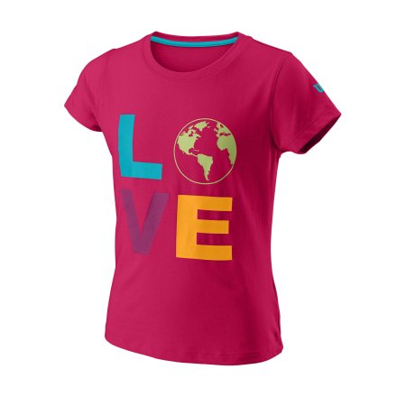 Obrázek Dívčí triko WILSON LOVE EARTH TECH TEE G Love WRA808003