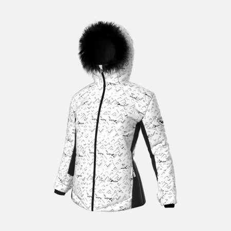 Obrázek Dámská bunda ROSSIGNOL W STACI PRINT PUFFY JKT White RLNWJ24-100 24/25