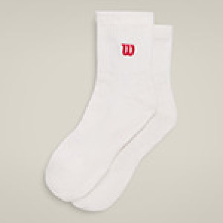 Obrázek Ponožky WILSON U QUARTER TOP SOCK 3-PACK Bright White WU00083511WT