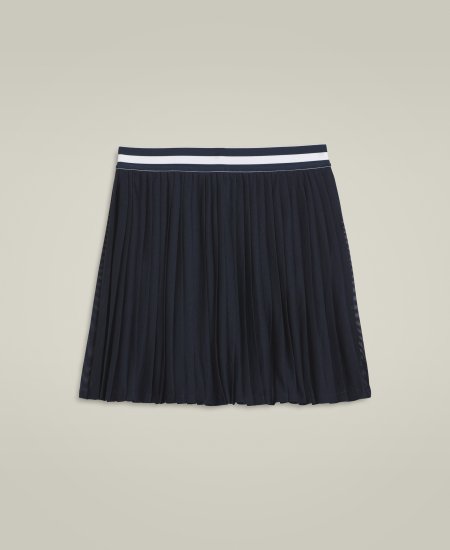 Obrázek Dámská tenisová sukně WILSON W TEAM PLEATED SKIRT Classic Navy WW002929041DBC 2025