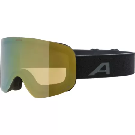 Obrázek Lyžařské brýle ALPINA PENKEN Q Black Matt - Gold A7294.8.32 25/26