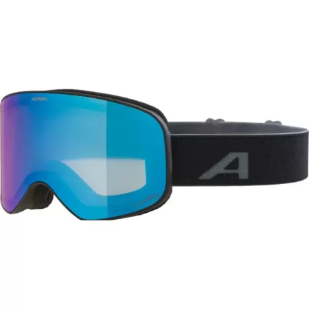 Obrázek Lyžařské brýle ALPINA SLOPE Q-Lite Black-Black Matt - Blue A7293.8.34 25/26