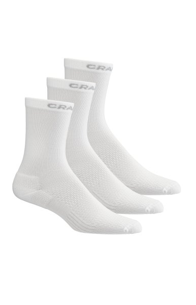Obrázek Ponožky CRAFT CORE DRY HIGH 3-PACK White 1915931-1000